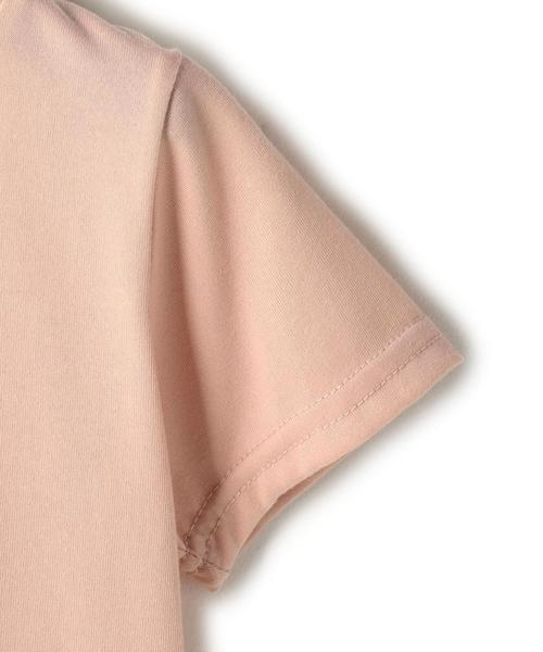 green label relaxing(グリーンレーベルリラクシング)の「【吸水速乾】 Tシャツ ショートスリーブ ◆(Tシャツ/カットソー・キッズ・オフホワイト/ライトピンク/ネイビー/オリーブ・105/135/125/115/95)」の7枚目の写真