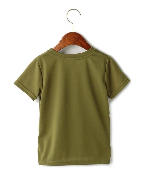 green label relaxing(グリーンレーベルリラクシング)の「【吸水速乾】 Tシャツ ショートスリーブ ◆(Tシャツ/カットソー・キッズ・オフホワイト/ライトピンク/ネイビー/オリーブ・105/135/125/115/95)」の12枚目の写真
