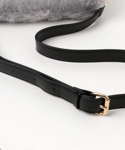 Andemiu（アンデミュウ）の「フラップコンビショルダーＢＡＧ772089（ショルダーバッグ・レディース・ブラック/グレー・FREE）」の5枚目の写真