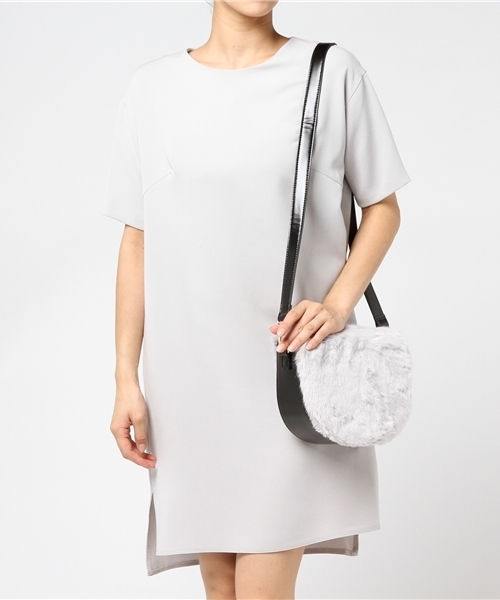 Andemiu（アンデミュウ）の「フラップコンビショルダーＢＡＧ772089（ショルダーバッグ・レディース・ブラック/グレー・FREE）」の12枚目の写真