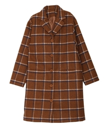 merry jenny | bigチェックコート(その他アウター)