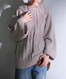 antiqua | 柄編みニット(ニット/セーター)