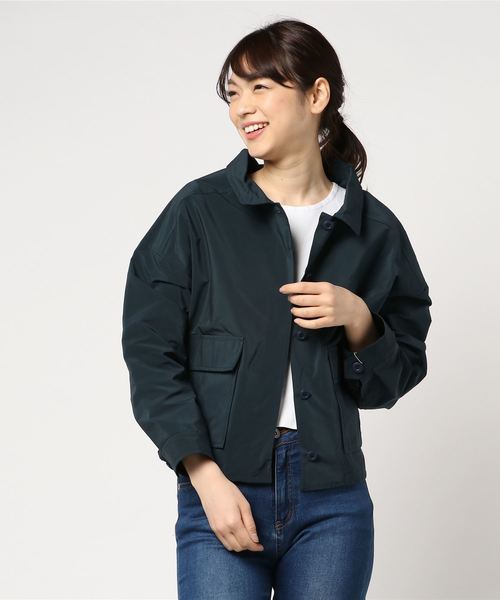 RIVE DROITE（リヴドロワ）の「バックレースアップミリタリージャケット（ブルゾン・レディース・カーキ/ネイビー・FREE）」の2枚目の写真