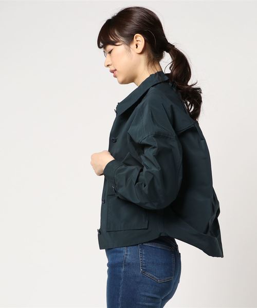 RIVE DROITE（リヴドロワ）の「バックレースアップミリタリージャケット（ブルゾン・レディース・カーキ/ネイビー・FREE）」の5枚目の写真