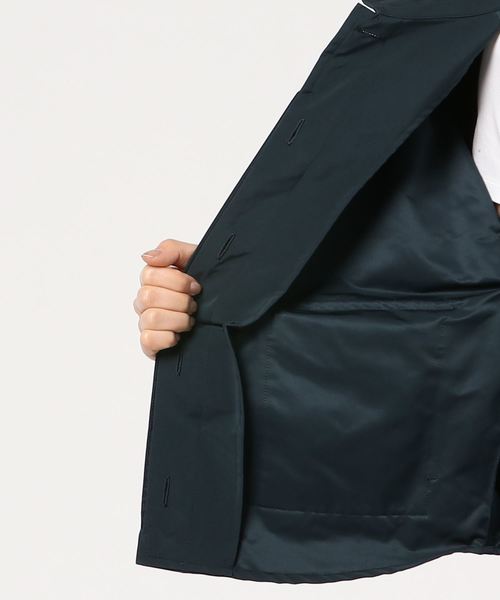 RIVE DROITE（リヴドロワ）の「バックレースアップミリタリージャケット（ブルゾン・レディース・カーキ/ネイビー・FREE）」の3枚目の写真