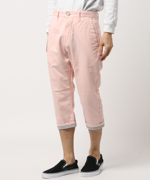 Kafika（カフィカ）の「Kafika カフィカ / MARINE CROPPED PANTS マリンクロップドパンツ / 7766（その他パンツ・メンズ・ピンク/オリーブ/ブラック/ネイビー/サックスブルー/バーガンディー/ベージュ/ホワイト/イエロー/マスタード・LARGE/MEDIUM/SMALL）」の12枚目の写真