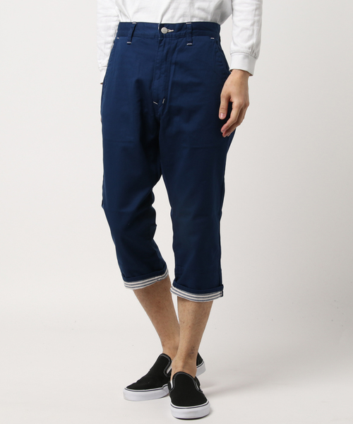 Kafika（カフィカ）の「Kafika カフィカ / MARINE CROPPED PANTS マリンクロップドパンツ / 7766（その他パンツ・メンズ・ピンク/オリーブ/ブラック/ネイビー/サックスブルー/バーガンディー/ベージュ/ホワイト/イエロー/マスタード・LARGE/MEDIUM/SMALL）」の5枚目の写真