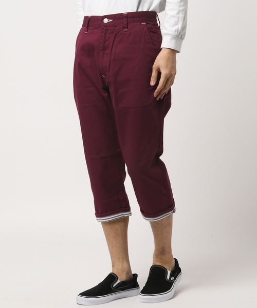 Kafika（カフィカ）の「Kafika カフィカ / MARINE CROPPED PANTS マリンクロップドパンツ / 7766（その他パンツ・メンズ・ピンク/オリーブ/ブラック/ネイビー/サックスブルー/バーガンディー/ベージュ/ホワイト/イエロー/マスタード・LARGE/MEDIUM/SMALL）」の10枚目の写真