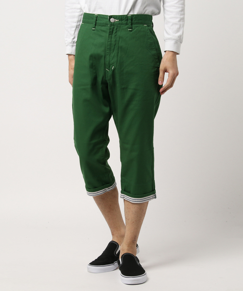 Kafika（カフィカ）の「Kafika カフィカ / MARINE CROPPED PANTS マリンクロップドパンツ / 7766（その他パンツ・メンズ・ピンク/オリーブ/ブラック/ネイビー/サックスブルー/バーガンディー/ベージュ/ホワイト/イエロー/マスタード・LARGE/MEDIUM/SMALL）」の4枚目の写真