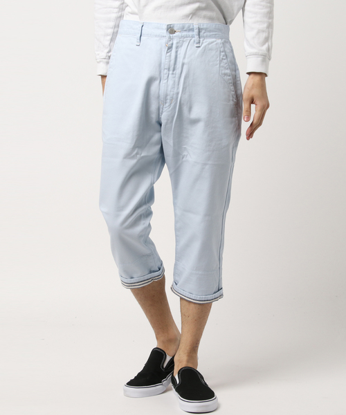 Kafika（カフィカ）の「Kafika カフィカ / MARINE CROPPED PANTS マリンクロップドパンツ / 7766（その他パンツ・メンズ・ピンク/オリーブ/ブラック/ネイビー/サックスブルー/バーガンディー/ベージュ/ホワイト/イエロー/マスタード・LARGE/MEDIUM/SMALL）」の6枚目の写真