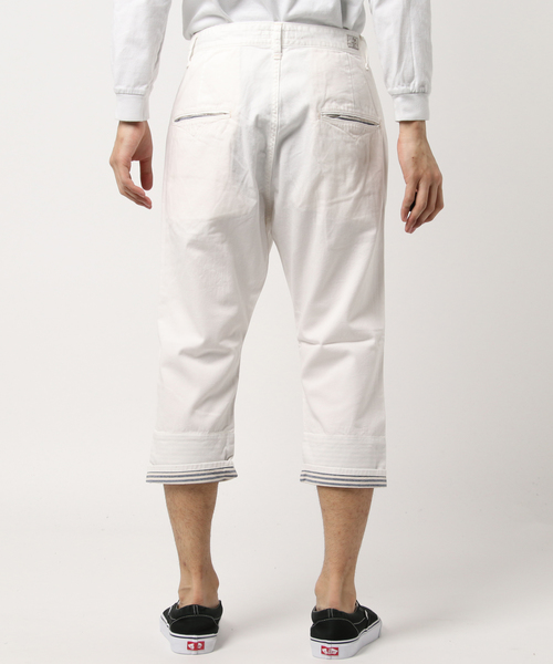 Kafika（カフィカ）の「Kafika カフィカ / MARINE CROPPED PANTS マリンクロップドパンツ / 7766（その他パンツ・メンズ・ピンク/オリーブ/ブラック/ネイビー/サックスブルー/バーガンディー/ベージュ/ホワイト/イエロー/マスタード・LARGE/MEDIUM/SMALL）」の11枚目の写真