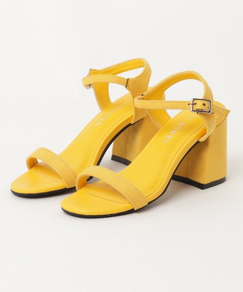 VENCEEXCHANGE（ヴァンスエクスチェンジ）の「フレアヒールサンダル（サンダル・レディース・ブラック/レッド/シルバー/イエロー・S/M/L/LL）」の3枚目の写真