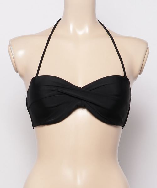 KOBE LETTUCE（コウベレタス）の「選べる2typeビキニトップ（水着・レディース・ブラック/オフホワイト/ピンク/イエロー/ホワイト系その他/ブラック系その他/イエロー系その他/ピンク系その他/ドット/チェック/ホワイト系その他2/ホワイト系その他3/ブラック系その他2/ブラック系その他3・FREE）」の21枚目の写真