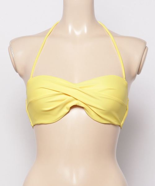 KOBE LETTUCE（コウベレタス）の「選べる2typeビキニトップ（水着・レディース・ブラック/オフホワイト/ピンク/イエロー/ホワイト系その他/ブラック系その他/イエロー系その他/ピンク系その他/ドット/チェック/ホワイト系その他2/ホワイト系その他3/ブラック系その他2/ブラック系その他3・FREE）」の10枚目の写真