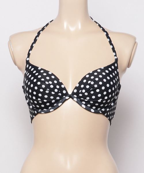 KOBE LETTUCE（コウベレタス）の「選べる2typeビキニトップ（水着・レディース・ブラック/オフホワイト/ピンク/イエロー/ホワイト系その他/ブラック系その他/イエロー系その他/ピンク系その他/ドット/チェック/ホワイト系その他2/ホワイト系その他3/ブラック系その他2/ブラック系その他3・FREE）」の13枚目の写真