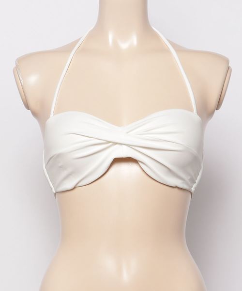 KOBE LETTUCE（コウベレタス）の「選べる2typeビキニトップ（水着・レディース・ブラック/オフホワイト/ピンク/イエロー/ホワイト系その他/ブラック系その他/イエロー系その他/ピンク系その他/ドット/チェック/ホワイト系その他2/ホワイト系その他3/ブラック系その他2/ブラック系その他3・FREE）」の3枚目の写真