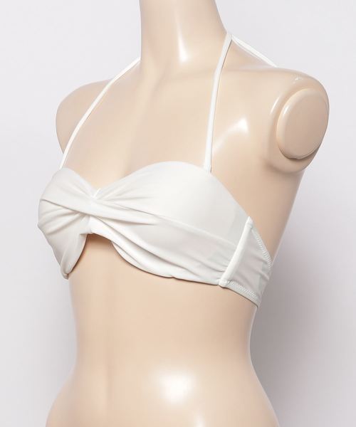 KOBE LETTUCE（コウベレタス）の「選べる2typeビキニトップ（水着・レディース・ブラック/オフホワイト/ピンク/イエロー/ホワイト系その他/ブラック系その他/イエロー系その他/ピンク系その他/ドット/チェック/ホワイト系その他2/ホワイト系その他3/ブラック系その他2/ブラック系その他3・FREE）」の15枚目の写真