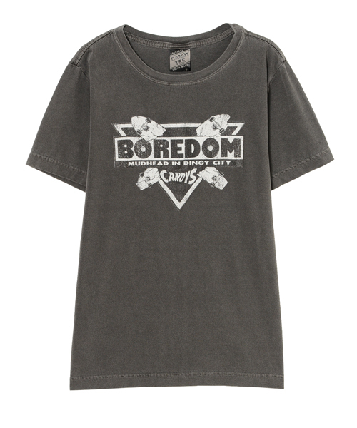 Candy Stripper（キャンディストリッパー）の「BOREDOM Tシャツ（Tシャツ/カットソー・レディース・オフホワイト/チャコールグレー/ラベンダー/オレンジ・2/3）」の3枚目の写真
