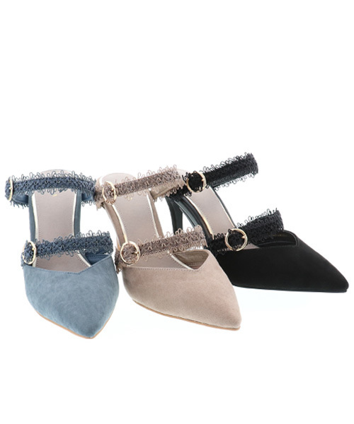 RANDA（ランダ）の「レースベルトミュール（サンダル・レディース・ブラック/ブルー/ベージュ系その他・LL/S/M/L）」の10枚目の写真