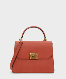 クラシックプッシュロックハンドバッグ / CLASSIC PUSH-LOCK HANDBAG