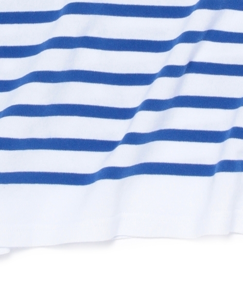 BEAMS BOY（ビームスボーイ）の「BEAMS BOY / ナバルボーダー ビッグボートネック（Tシャツ/カットソー・レディース・ブルー・ONE SIZE）」の15枚目の写真