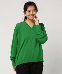 SAYAKA D:BUTTON BACK SWEATER■