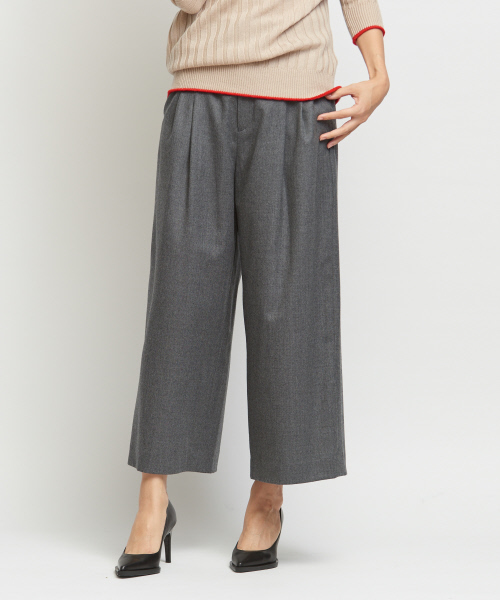 Abahouse Devinette(ドゥヴィネット)の「ツータックパンツ(その他パンツ・レディース・パープル/ブルー/グレー・40/38/36)」の2枚目の写真