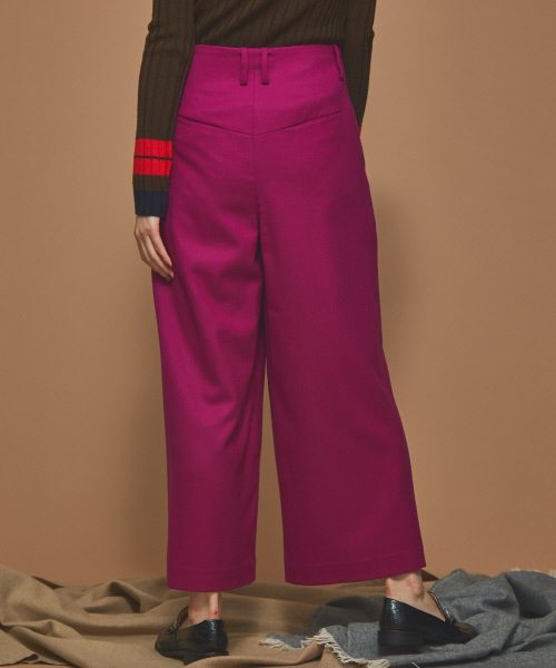 Abahouse Devinette(ドゥヴィネット)の「ツータックパンツ(その他パンツ・レディース・パープル/ブルー/グレー・40/38/36)」の6枚目の写真