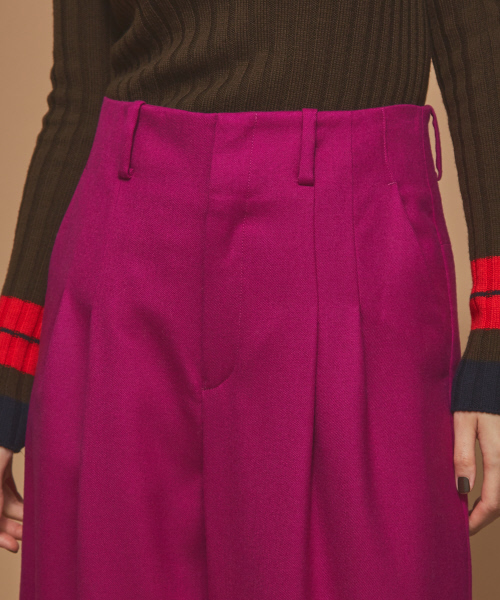 Abahouse Devinette(ドゥヴィネット)の「ツータックパンツ(その他パンツ・レディース・パープル/ブルー/グレー・40/38/36)」の7枚目の写真