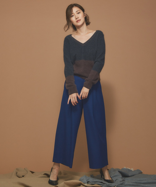 Abahouse Devinette(ドゥヴィネット)の「ツータックパンツ(その他パンツ・レディース・パープル/ブルー/グレー・40/38/36)」の13枚目の写真