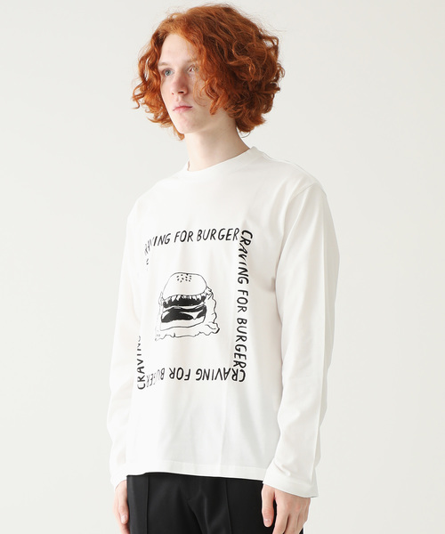 marka(マーカ)の「【marka×ニシクボサユリ】プリントTee L/S(Tシャツ/カットソー・メンズ・ホワイト/ブラック/ホワイト系その他/ブラック系その他・FREE/1/2)」の13枚目の写真