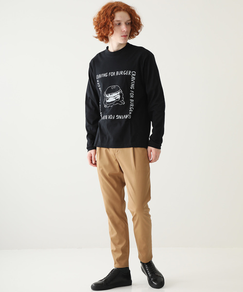 marka(マーカ)の「【marka×ニシクボサユリ】プリントTee L/S(Tシャツ/カットソー・メンズ・ホワイト/ブラック/ホワイト系その他/ブラック系その他・FREE/1/2)」の8枚目の写真