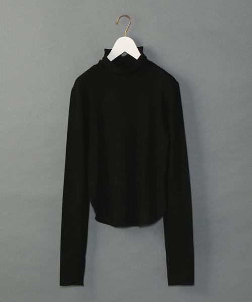 6（ロク）の「＜6(ROKU)＞TURTLE NECK PULLOVER/プルオーバー（Tシャツ/カットソー・レディース・ホワイト/ブラック/ライラック・FREE）」の3枚目の写真