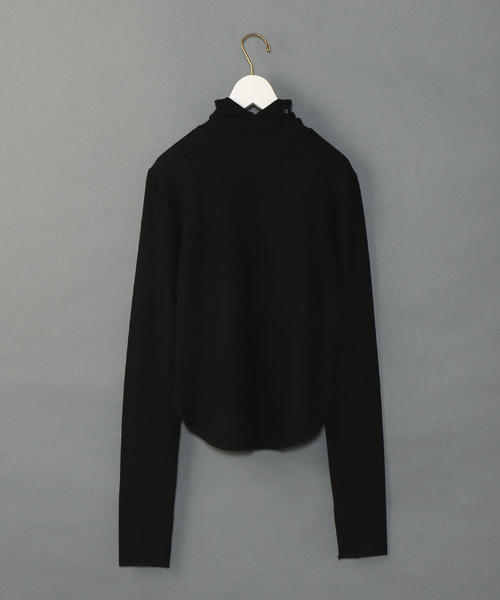 6（ロク）の「＜6(ROKU)＞TURTLE NECK PULLOVER/プルオーバー（Tシャツ/カットソー・レディース・ホワイト/ブラック/ライラック・FREE）」の4枚目の写真