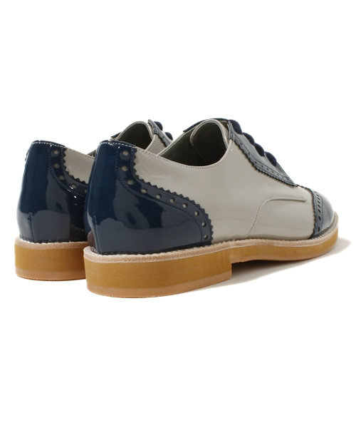 ORiental TRaffic（オリエンタルトラフィック）の「3月3日AM10時販売終了★エナメルレースアップシューズ★3525（パンプス・レディース・ベージュ/ネイビー/ブラック・SMALL/LL/LARGE/MEDIUM）」の6枚目の写真