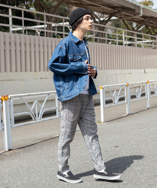 WEGO（ウィゴー）の「WEGO/ビッグシルエットデニムジャケット（デニムジャケット・メンズ・インディゴブルー/ライトインディゴブルー・MEDIUM/LARGE）」の10枚目の写真