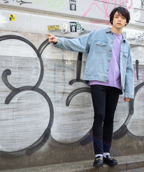 WEGO（ウィゴー）の「WEGO/ビッグシルエットデニムジャケット（デニムジャケット・メンズ・インディゴブルー/ライトインディゴブルー・MEDIUM/LARGE）」の15枚目の写真