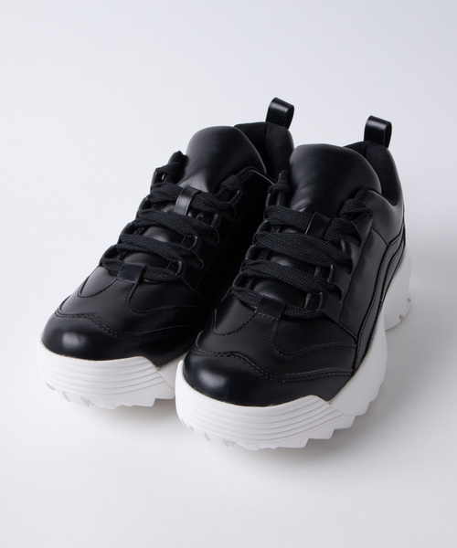 WEGO（ウィゴー）の「WEGO/ダッドスニーカー（スニーカー・レディース・ブラック/その他1/ホワイト/その他2・MEDIUM/LARGE）」の14枚目の写真