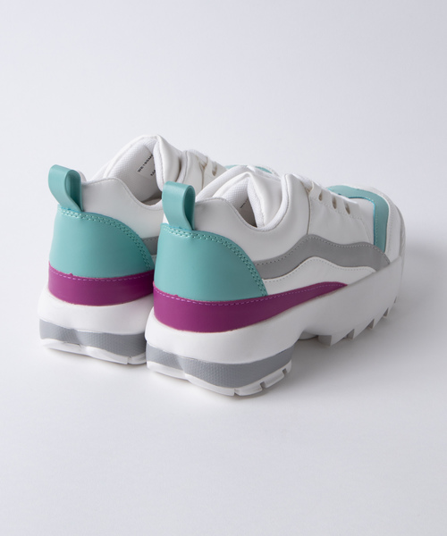 WEGO（ウィゴー）の「WEGO/ダッドスニーカー（スニーカー・レディース・ブラック/その他1/ホワイト/その他2・MEDIUM/LARGE）」の10枚目の写真