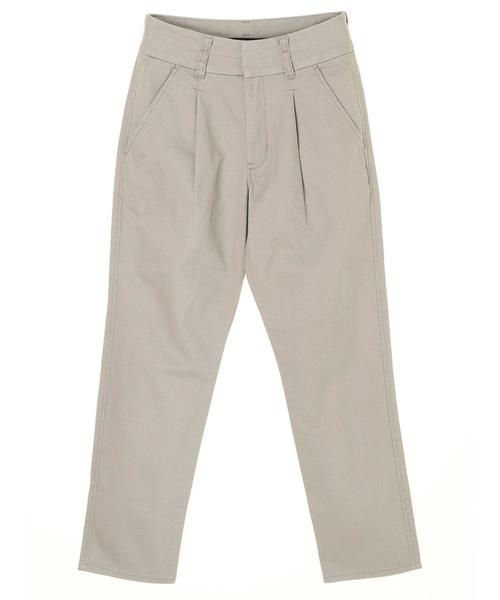 AMERICAN HOLIC（アメリカンホリック）の「綿ツイルテーパードパンツ＊（チノパンツ・レディース・チャコールグレー/ベージュ/グレー/カーキ・S/M/L/XS）」の19枚目の写真