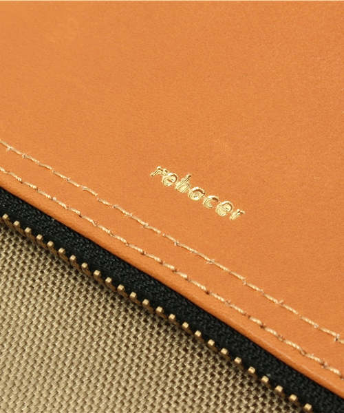 rehacer(レアセル)の「Oblique Clutch bag(ショルダーバッグ・メンズ・ブラック/ベージュ・FREE)」の10枚目の写真