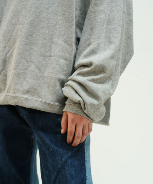 NEONSIGN（ネオンサイン）の「「O EXCLUSIVE ITEM」NEON SIGN Sandwich Sweat（スウェット・メンズ・ブラック/グレー・S/M/L）」の6枚目の写真