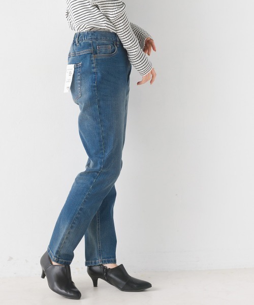 OMNES Another Edition（オムネス アナザーエディション）の「ストレッチツイルテーパードパンツ（その他パンツ・レディース・ホワイト/ブラック/ベージュ/ネイビー/グレー/カーキ/ブルー系その他/ワンウォッシュ/レンガ/ブルー系その他2/チャコールグレー/ホワイト系その他・SMALL/MEDIUM/LARGE/X-LARGE）」の9枚目の写真