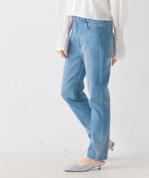 OMNES Another Edition（オムネス アナザーエディション）の「ストレッチツイルテーパードパンツ（その他パンツ・レディース・ホワイト/ブラック/ベージュ/ネイビー/グレー/カーキ/ブルー系その他/ワンウォッシュ/レンガ/ブルー系その他2/チャコールグレー/ホワイト系その他・SMALL/MEDIUM/LARGE/X-LARGE）」の11枚目の写真