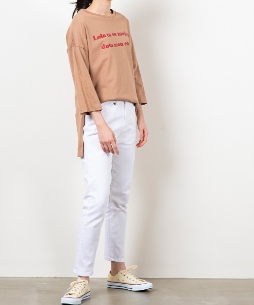 OMNES Another Edition（オムネス アナザーエディション）の「ストレッチツイルテーパードパンツ（その他パンツ・レディース・ホワイト/ブラック/ベージュ/ネイビー/グレー/カーキ/ブルー系その他/ワンウォッシュ/レンガ/ブルー系その他2/チャコールグレー/ホワイト系その他・SMALL/MEDIUM/LARGE/X-LARGE）」の13枚目の写真