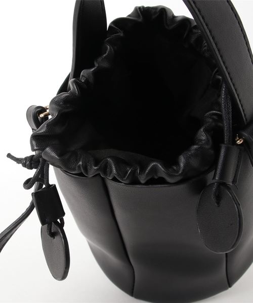 minia（ミニア）の「バケツミニショルダー＜巾着付き＞ ＜ ハンドバッグ･ショルダー ＞（ハンドバッグ・レディース・ホワイト/ブラック/レッド/グリーン・FREE）」の9枚目の写真