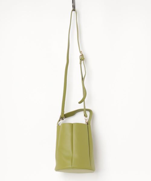 minia（ミニア）の「バケツミニショルダー＜巾着付き＞ ＜ ハンドバッグ･ショルダー ＞（ハンドバッグ・レディース・ホワイト/ブラック/レッド/グリーン・FREE）」の11枚目の写真