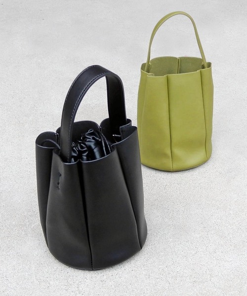 minia（ミニア）の「バケツミニショルダー＜巾着付き＞ ＜ ハンドバッグ･ショルダー ＞（ハンドバッグ・レディース・ホワイト/ブラック/レッド/グリーン・FREE）」の16枚目の写真