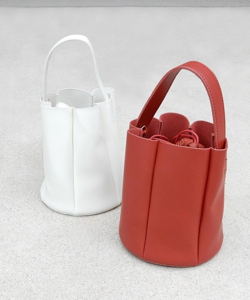 minia（ミニア）の「バケツミニショルダー＜巾着付き＞ ＜ ハンドバッグ･ショルダー ＞（ハンドバッグ・レディース・ホワイト/ブラック/レッド/グリーン・FREE）」の15枚目の写真
