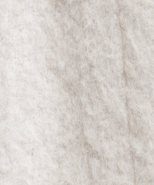 qualite（カリテ）の「アルパカアストラカンショートブルゾン（チェスターコート・レディース・オフホワイト/ライトグレー/ネイビー・36/38）」の20枚目の写真